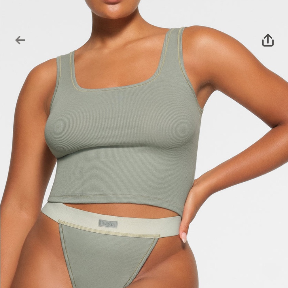 Skims Cotton Rib Tank - Picture 2 of 7